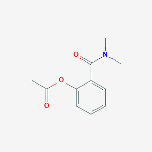 molecular formula C11H13NO3 B11176772 2-(Dimethylcarbamoyl)phenyl acetate 