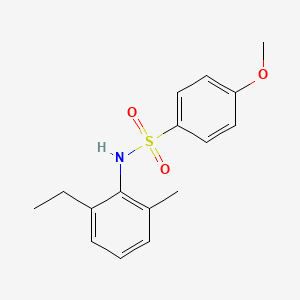 N-(2-ethyl-6-methylphenyl)-4-methoxybenzenesulfonamide