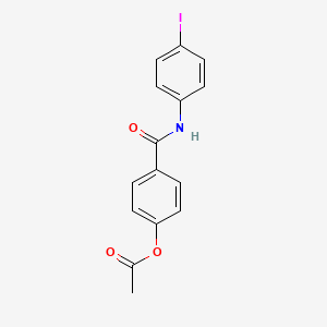 4-[(4-Iodophenyl)carbamoyl]phenyl acetate