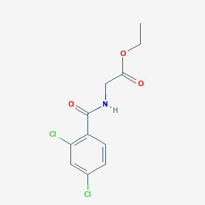 Ethyl ((2,4-dichlorobenzoyl)amino)acetate