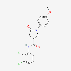 N-(2,3-dichlorophenyl)-1-(4-methoxyphenyl)-5-oxopyrrolidine-3-carboxamide