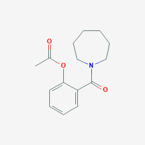 2-(Azepan-1-ylcarbonyl)phenyl acetate