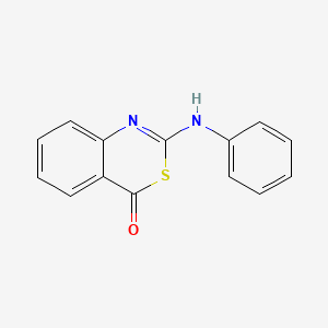 2-(phenylamino)-4H-3,1-benzothiazin-4-one