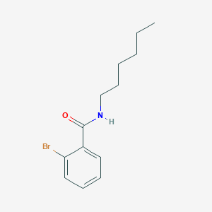 molecular formula C13H18BrNO B11177150 2-bromo-N-hexylbenzamide 