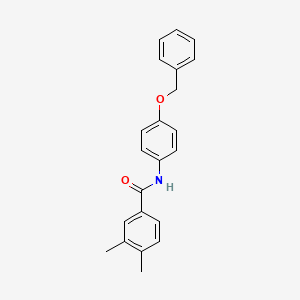 N-[4-(benzyloxy)phenyl]-3,4-dimethylbenzamide