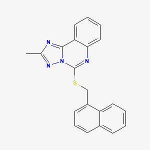 2-Methyl-5-[(1-naphthylmethyl)sulfanyl][1,2,4]triazolo[1,5-c]quinazoline