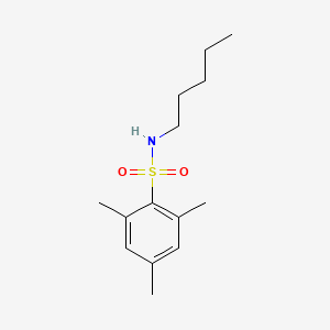 2,4,6-trimethyl-N-pentylbenzenesulfonamide