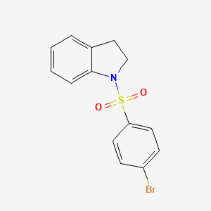 1-[(4-bromophenyl)sulfonyl]-2,3-dihydro-1H-indole