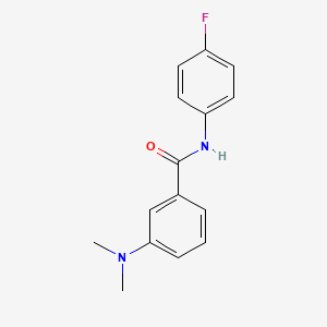 3-(dimethylamino)-N-(4-fluorophenyl)benzamide