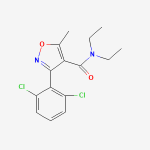 3-(2,6-dichlorophenyl)-N,N-diethyl-5-methyl-1,2-oxazole-4-carboxamide