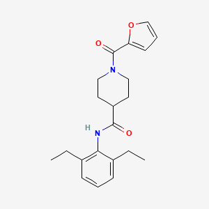 N-(2,6-diethylphenyl)-1-(furan-2-carbonyl)piperidine-4-carboxamide