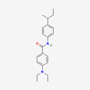 N-[4-(butan-2-yl)phenyl]-4-(diethylamino)benzamide