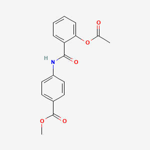 Methyl 4-({[2-(acetyloxy)phenyl]carbonyl}amino)benzoate