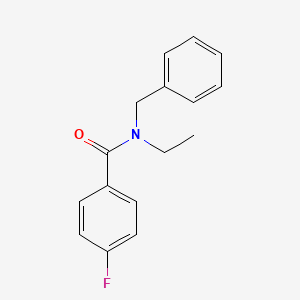 N-benzyl-N-ethyl-4-fluorobenzamide