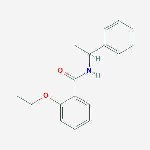 molecular formula C17H19NO2 B11177782 2-ethoxy-N-(1-phenylethyl)benzamide 