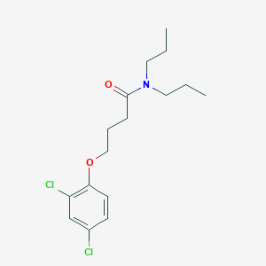 molecular formula C16H23Cl2NO2 B11177810 4-(2,4-dichlorophenoxy)-N,N-dipropylbutanamide 