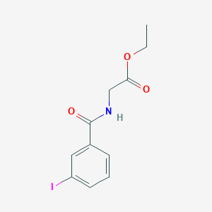 ethyl N-[(3-iodophenyl)carbonyl]glycinate