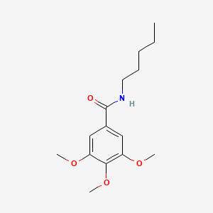 3,4,5-trimethoxy-N-pentylbenzamide