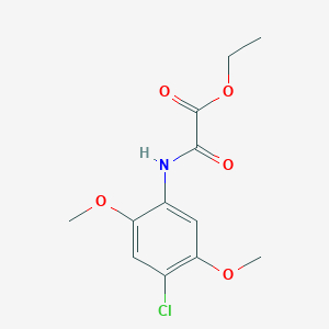 Ethyl [(4-chloro-2,5-dimethoxyphenyl)amino](oxo)acetate