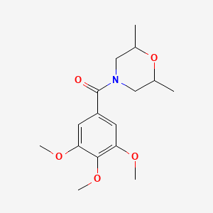 2,6-Dimethyl-4-(3,4,5-trimethoxybenzoyl)morpholine