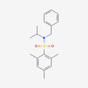 N-benzyl-2,4,6-trimethyl-N-(propan-2-yl)benzenesulfonamide