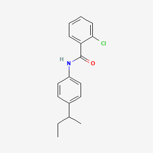 N-[4-(butan-2-yl)phenyl]-2-chlorobenzamide