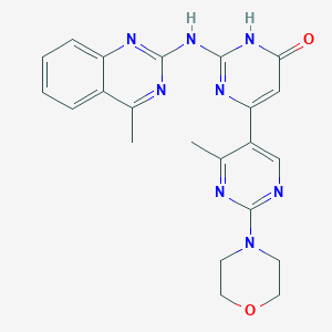 2-[4-(4-chlorophenyl)piperazin-1-yl]-4'-methyl-2'-morpholin-4-yl-4,5'-bipyrimidin-6(1H)-one