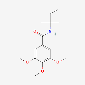 3,4,5-trimethoxy-N-(2-methylbutan-2-yl)benzamide