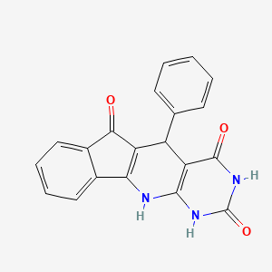 2-phenyl-5,7,9-triazatetracyclo[8.7.0.03,8.011,16]heptadeca-1(10),3(8),11,13,15-pentaene-4,6,17-trione