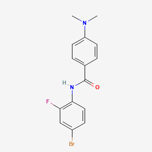 N-(4-bromo-2-fluorophenyl)-4-(dimethylamino)benzamide