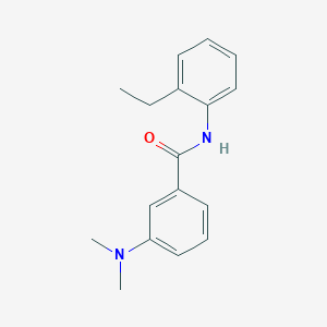 molecular formula C17H20N2O B11178237 3-(dimethylamino)-N-(2-ethylphenyl)benzamide 