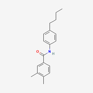 molecular formula C19H23NO B11178294 N-(4-butylphenyl)-3,4-dimethylbenzamide 