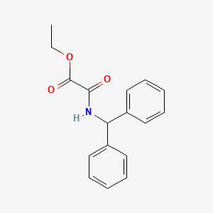 Ethyl [(diphenylmethyl)amino](oxo)acetate