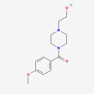 Ethanol, 2-[4-(4-methoxybenzoyl)-1-piperazinyl]-