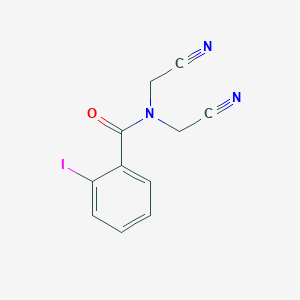 N,N-bis(cyanomethyl)-2-iodobenzamide