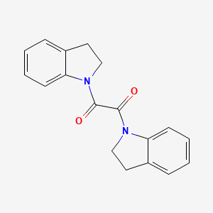 molecular formula C18H16N2O2 B11178463 1,2-Diindolinylethane-1,2-dione 