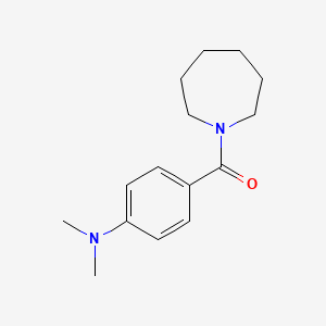 molecular formula C15H22N2O B11178466 Azepan-1-yl[4-(dimethylamino)phenyl]methanone 