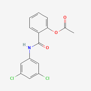 2-[(3,5-Dichlorophenyl)carbamoyl]phenyl acetate