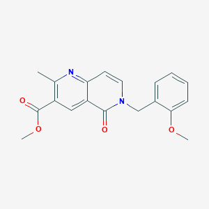 Methyl 6-(2-methoxybenzyl)-2-methyl-5-oxo-5,6-dihydro-1,6-naphthyridine-3-carboxylate