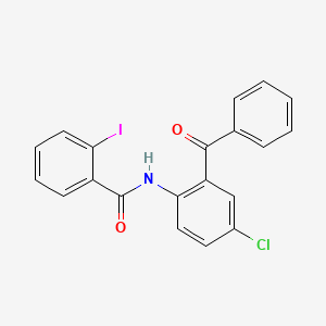 N-(2-benzoyl-4-chlorophenyl)-2-iodobenzamide