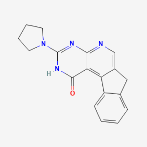 5-pyrrolidin-1-yl-4,6,8-triazatetracyclo[8.7.0.02,7.012,17]heptadeca-1,5,7,9,12,14,16-heptaen-3-one