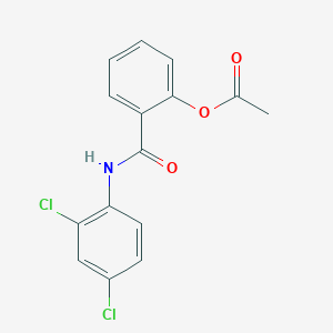 2-[(2,4-Dichlorophenyl)carbamoyl]phenyl acetate