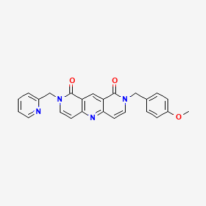 2-(4-methoxybenzyl)-8-(pyridin-2-ylmethyl)pyrido[4,3-b][1,6]naphthyridine-1,9(2H,8H)-dione