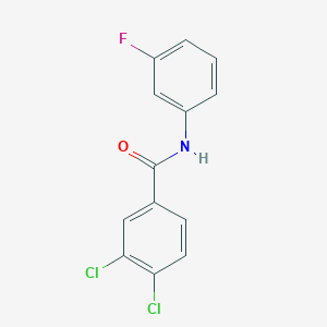 3,4-dichloro-N-(3-fluorophenyl)benzamide