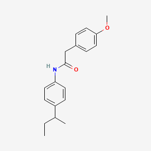 N-[4-(butan-2-yl)phenyl]-2-(4-methoxyphenyl)acetamide