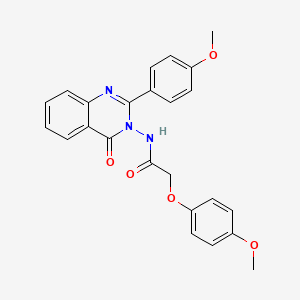 2-(4-methoxyphenoxy)-N-[2-(4-methoxyphenyl)-4-oxoquinazolin-3(4H)-yl]acetamide