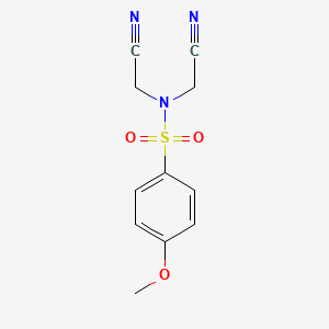 N,N-bis(cyanomethyl)-4-methoxybenzenesulfonamide