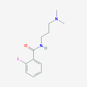 molecular formula C12H17IN2O B11178991 N-[3-(dimethylamino)propyl]-2-iodobenzamide 