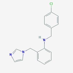 B011179 N-(4-Chlorobenzyl)-2-(1H-imidazol-1-ylmethyl)benzenamine CAS No. 102432-74-6