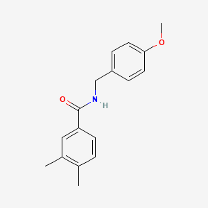 N-[(4-methoxyphenyl)methyl]-3,4-dimethylbenzamide